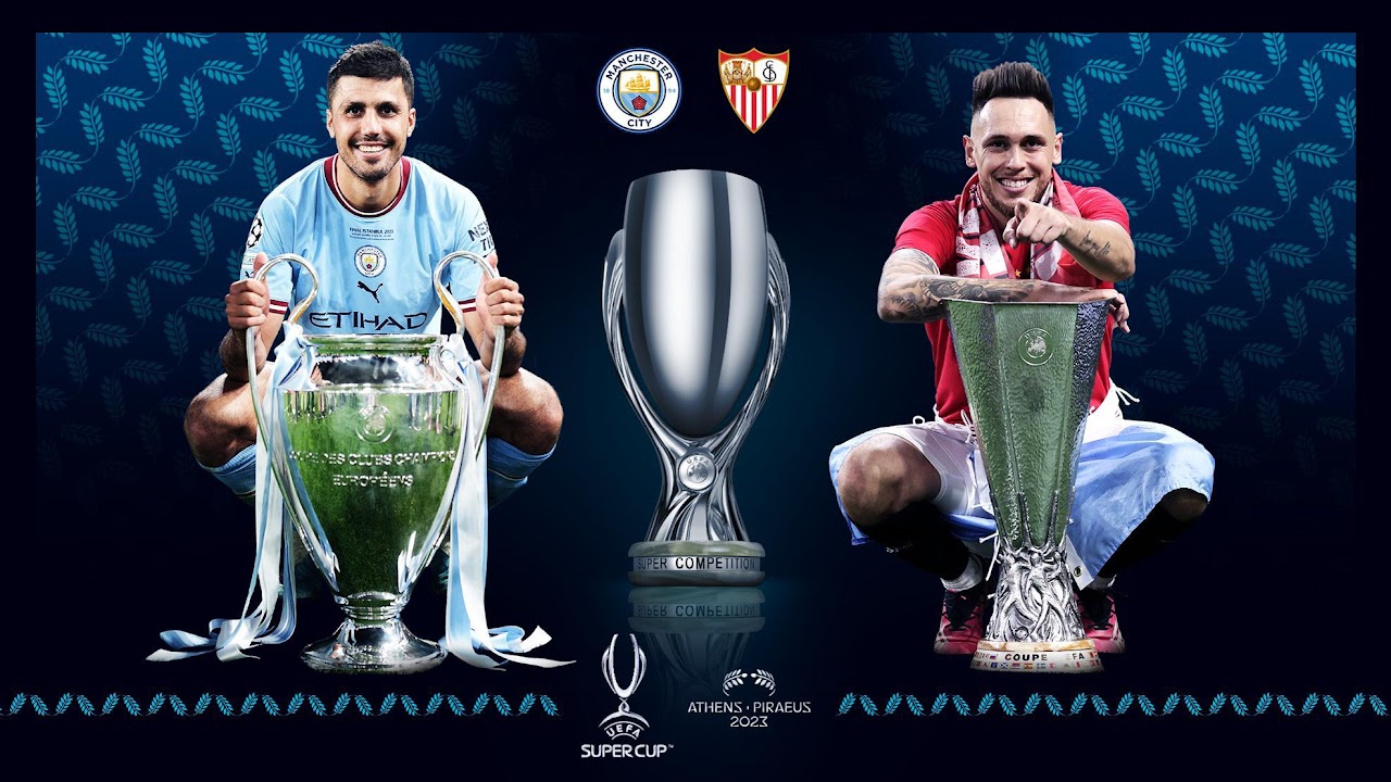 Manchester City y Sevilla disputan la Supercopa de la UEFA