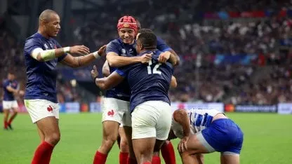 Paliza de Francia en el mundial de Rugby