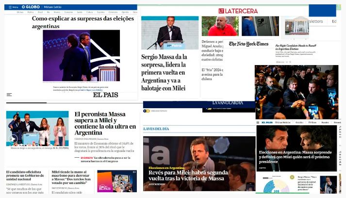 Así impactó el triunfo de Massa en medios del mundo