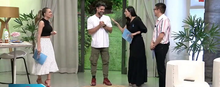 Luciano Castro: Polémica por un piropo de una conductora de TV