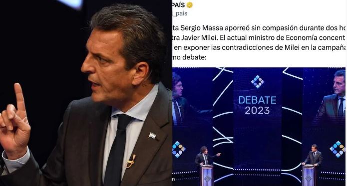Prensa internacional dio a Massa como ganador del debate presidencial