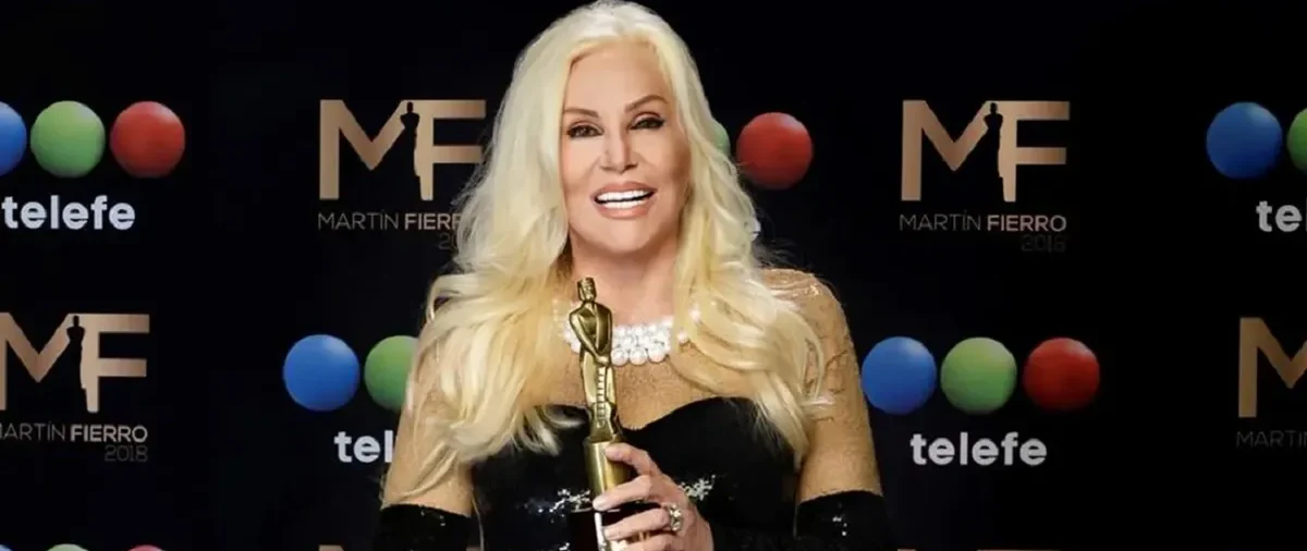 Susana Giménez sorprendió al público en los Premios Martín Fierro