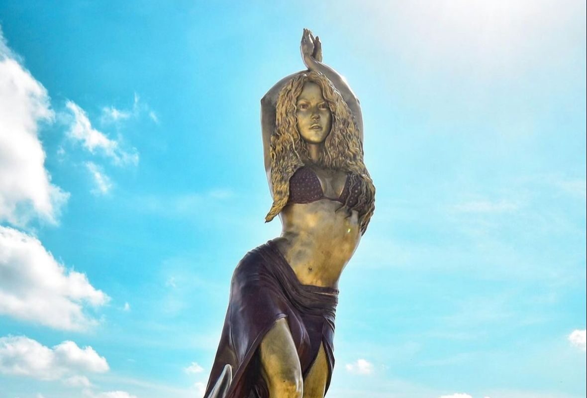 ¡Magnífico! La impresionante estatua en honor a Shakira