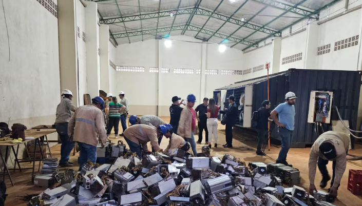 Operativo incauta 476 máquinas de minería ilegal en Minga Guazú