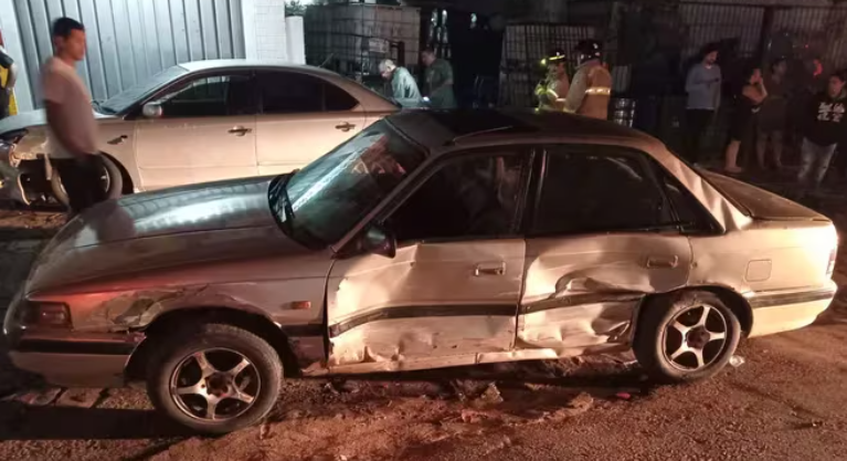 Múltiple choque en la zona del Túnel de Tres Bocas