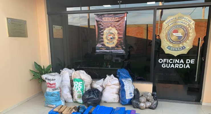 Incautan casi 200 kilos de droga en Salto del Guairá