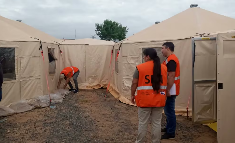 Habilitan albergue con capacidad para 50 personas en la Costanera Norte