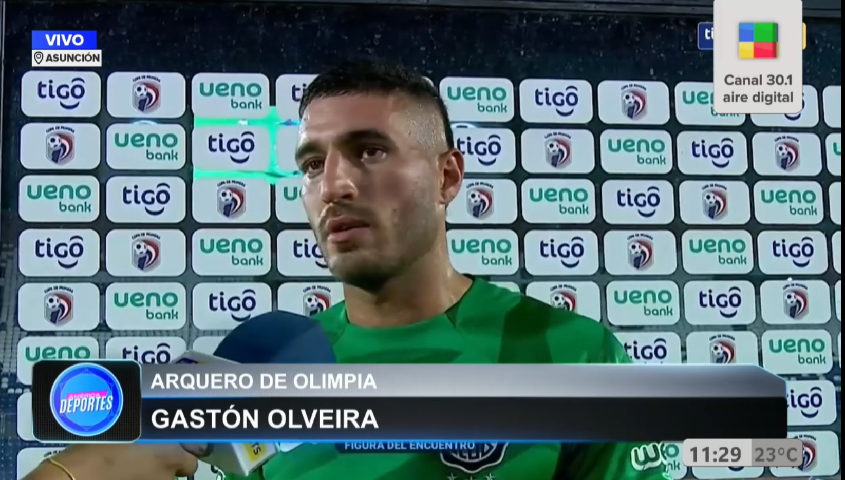 Olveira fue la gran figura en el “franjeado”