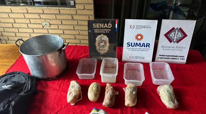 Desmantelan laboratorio de cocaína en Ciudad del Este