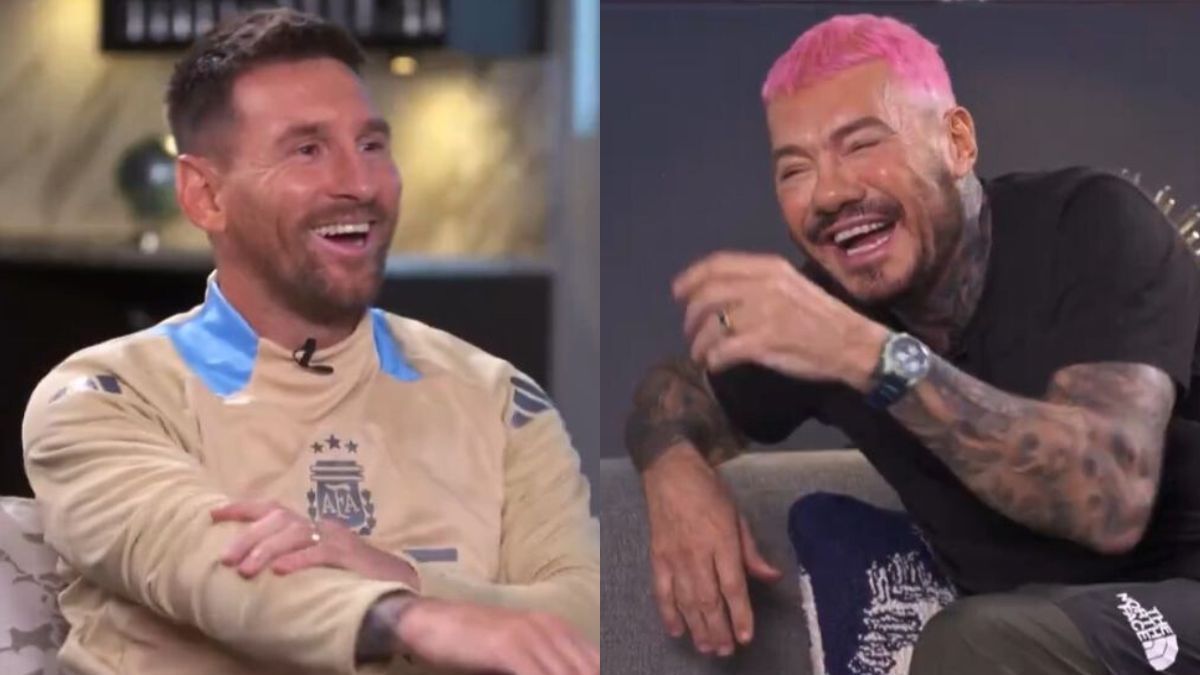 La insólita reacción de Messi al ver a Tinelli con su nuevo look