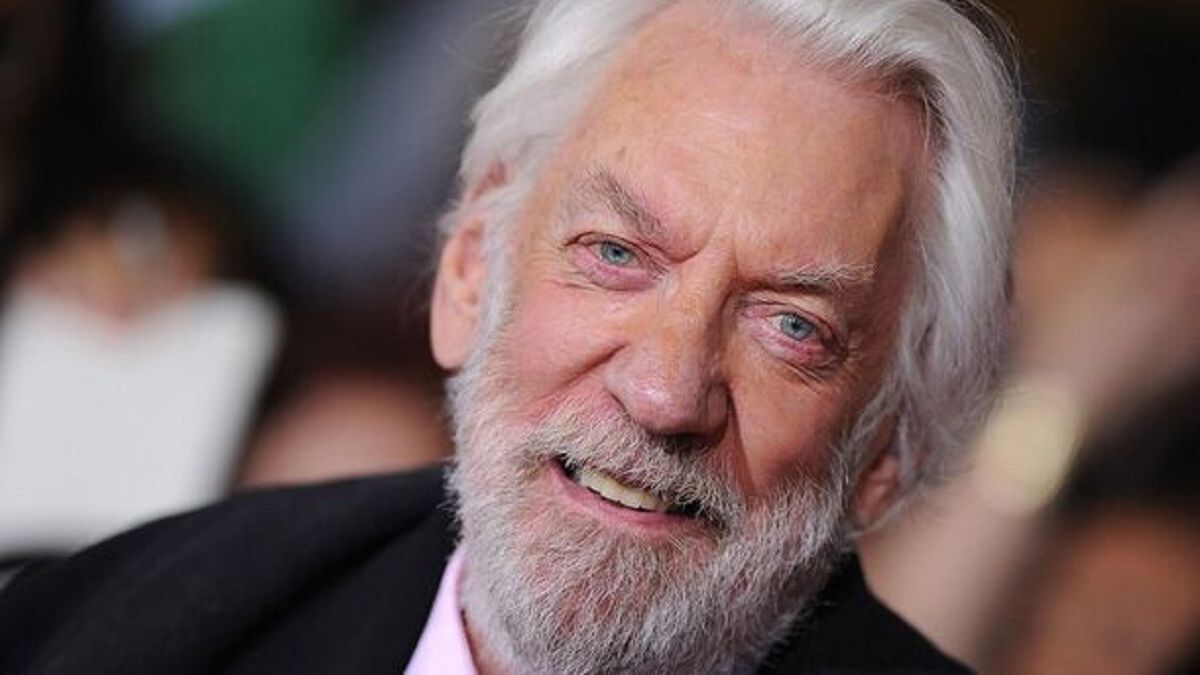 Murió el actor Donald Sutherland de Los Juegos del Hambre
