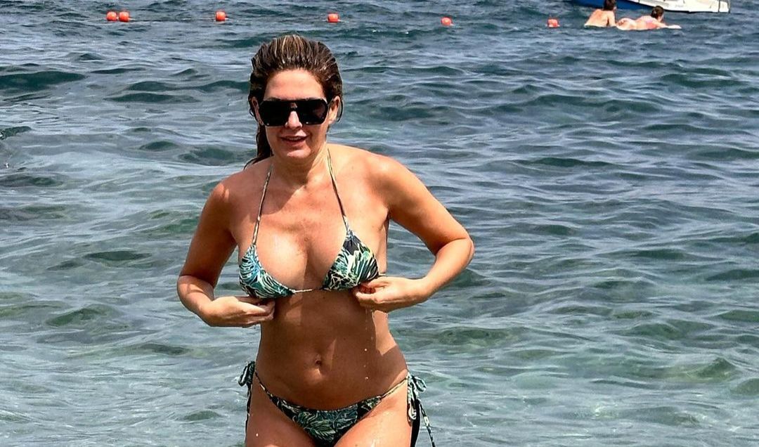 Actriz de Floricienta deslumbró con su figura en la playa