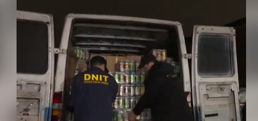 Desarticulan esquema de contrabando: ambulancia transportaba aceite y café