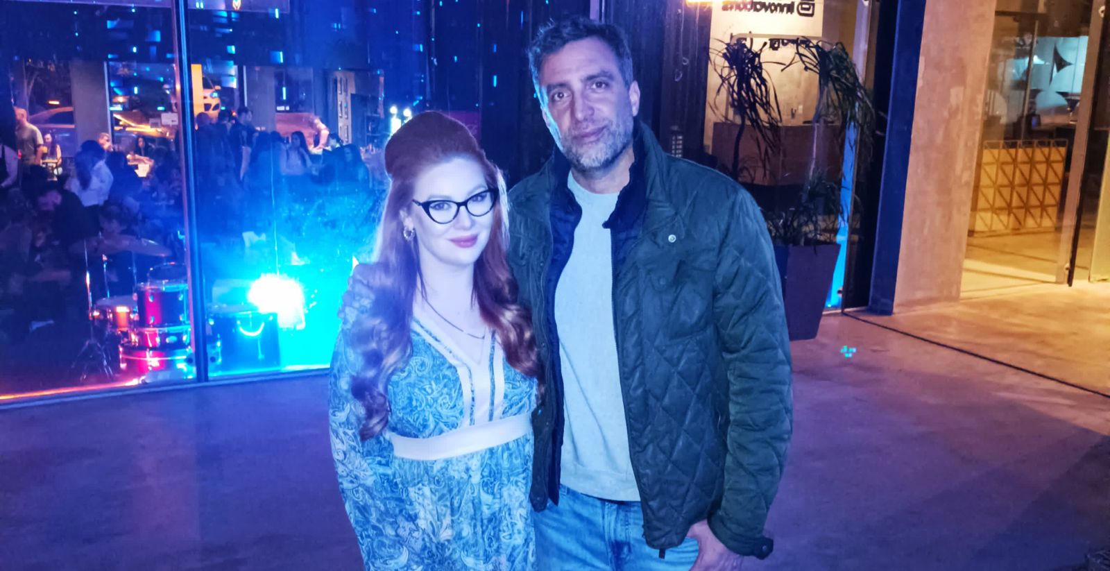 Nicole Arz encantó al embajador británico con su talento