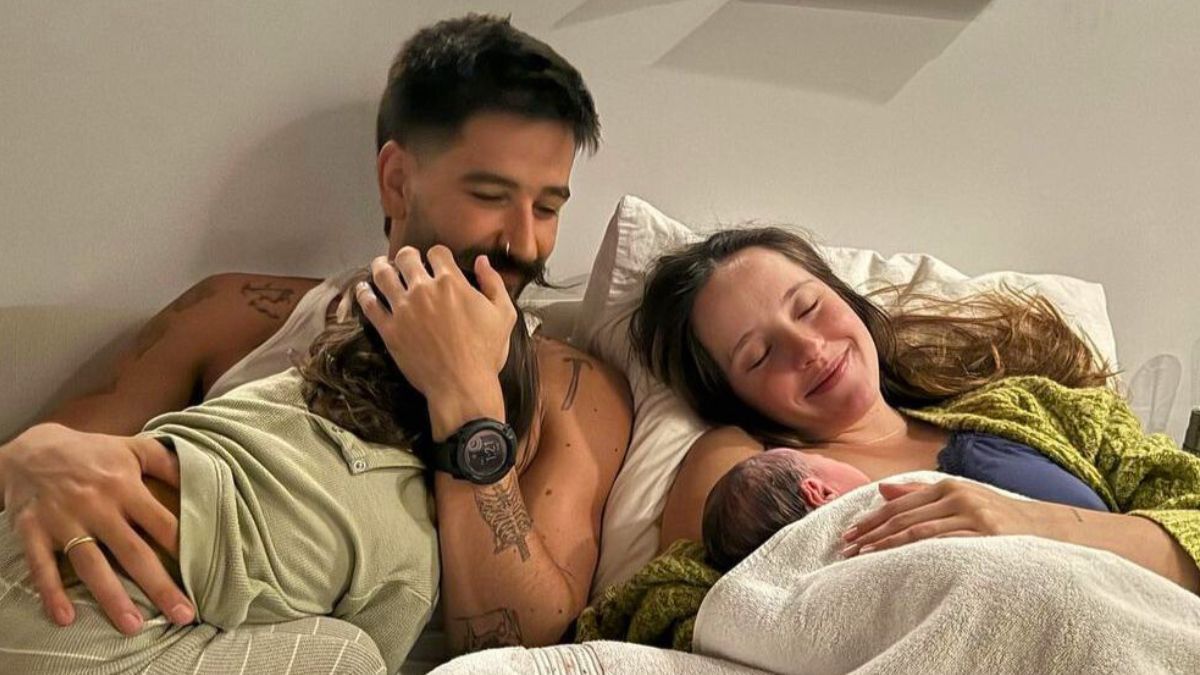 Camilo y Evaluna Montaner mostraron la intimidad del nacimiento de Amaranto