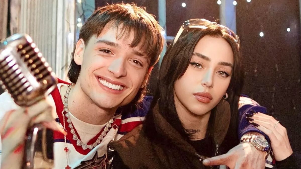 A seis meses del escándalo con Nicki Nicole, Peso Pluma blanqueó a su nueva novia