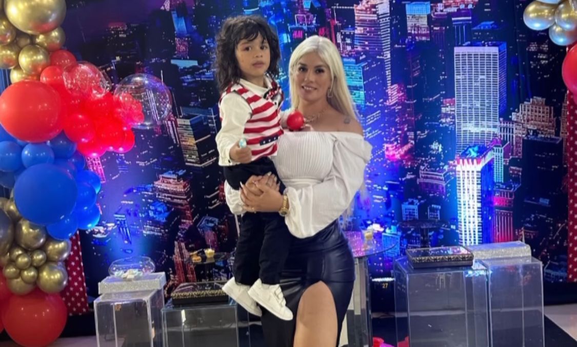 Lilian Ruíz le armó una mega fiesta a su hijo por su cumple