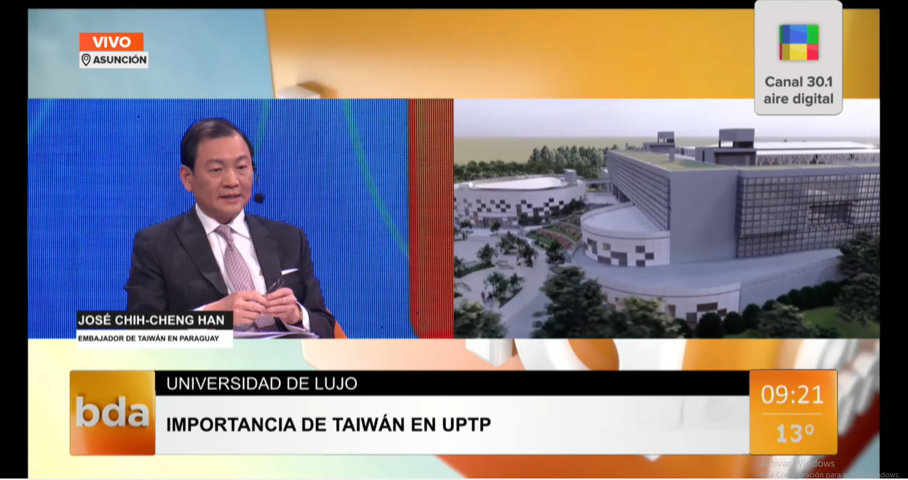 Embajador habló sobre la Universidad Taiwán Paraguay