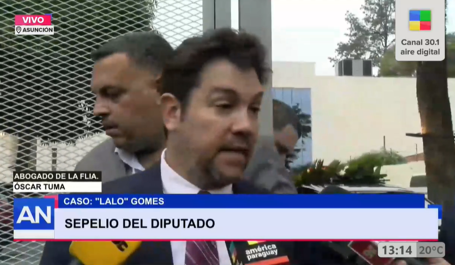 Eulalio «Lalo» Gomes ya fue trasladado a Pedro Juan Caballero