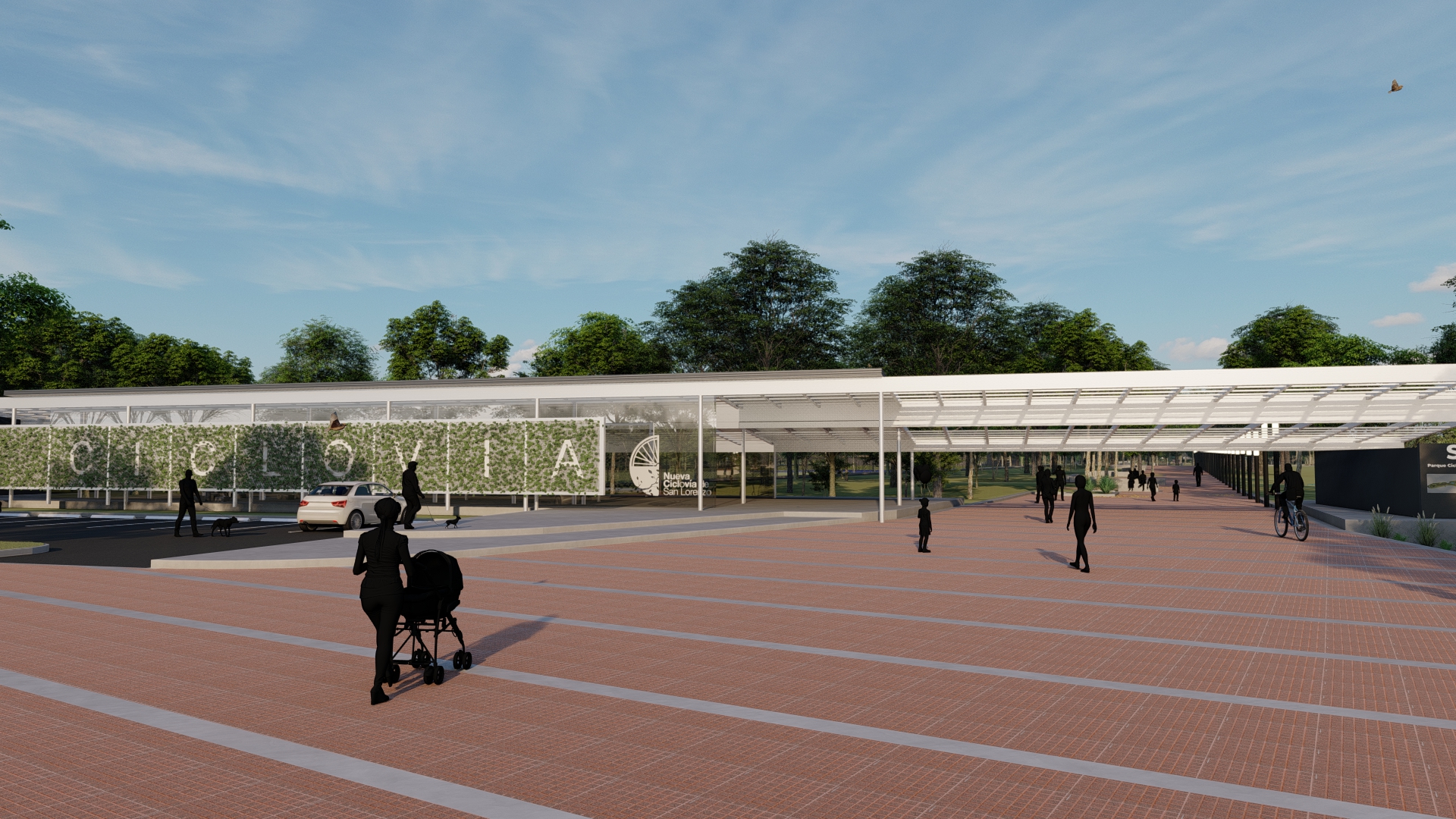 Avanzan obras para mejorar la Ciclovía de San Lorenzo