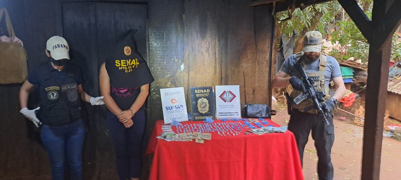 Senad desmantela red de microtráfico