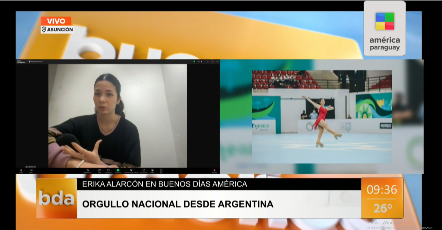 Erika Alarcón se enfoca en el Mundial de patinaje