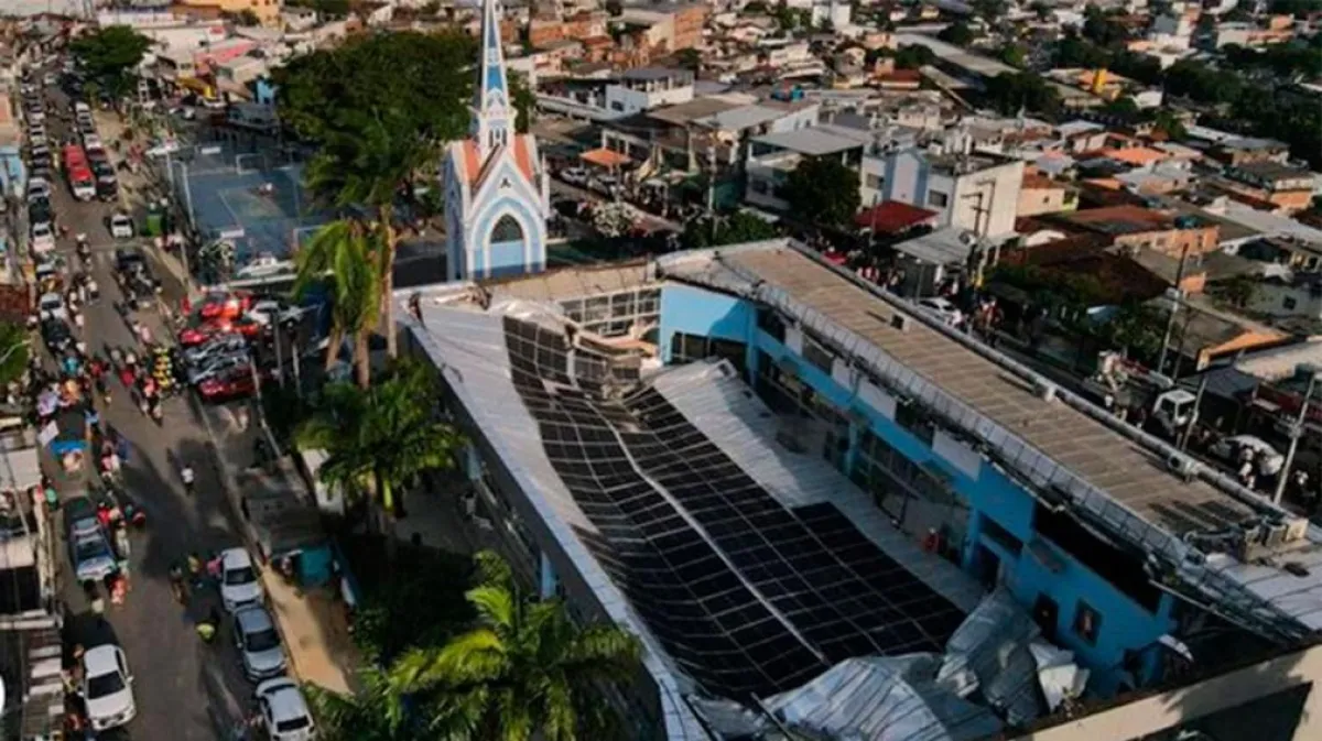 Brasil: Colapsó el techo de una iglesia y dos personas murieron aplastadas