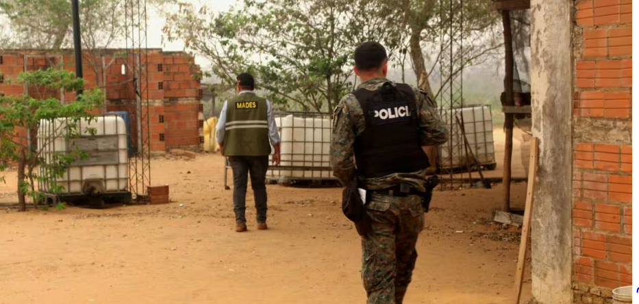 Fiscalizadores del MADES intervienen estancia donde se originó incendio en el Chaco