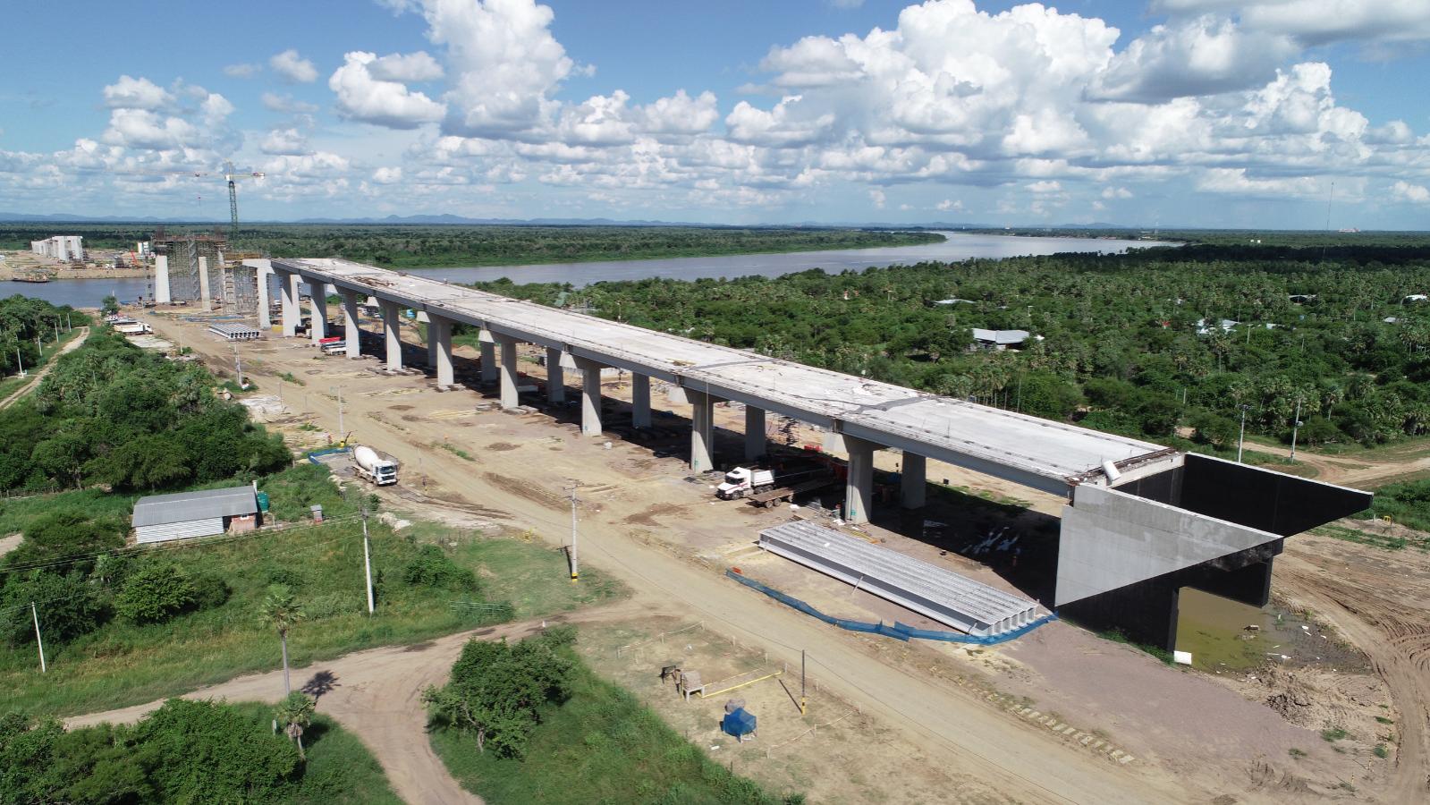 Construcción de puente de la Bioceánica avanzó en un 60%