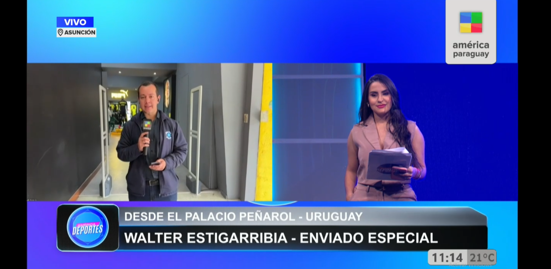 ¡América Tv se pone la “albirroja” desde Uruguay!