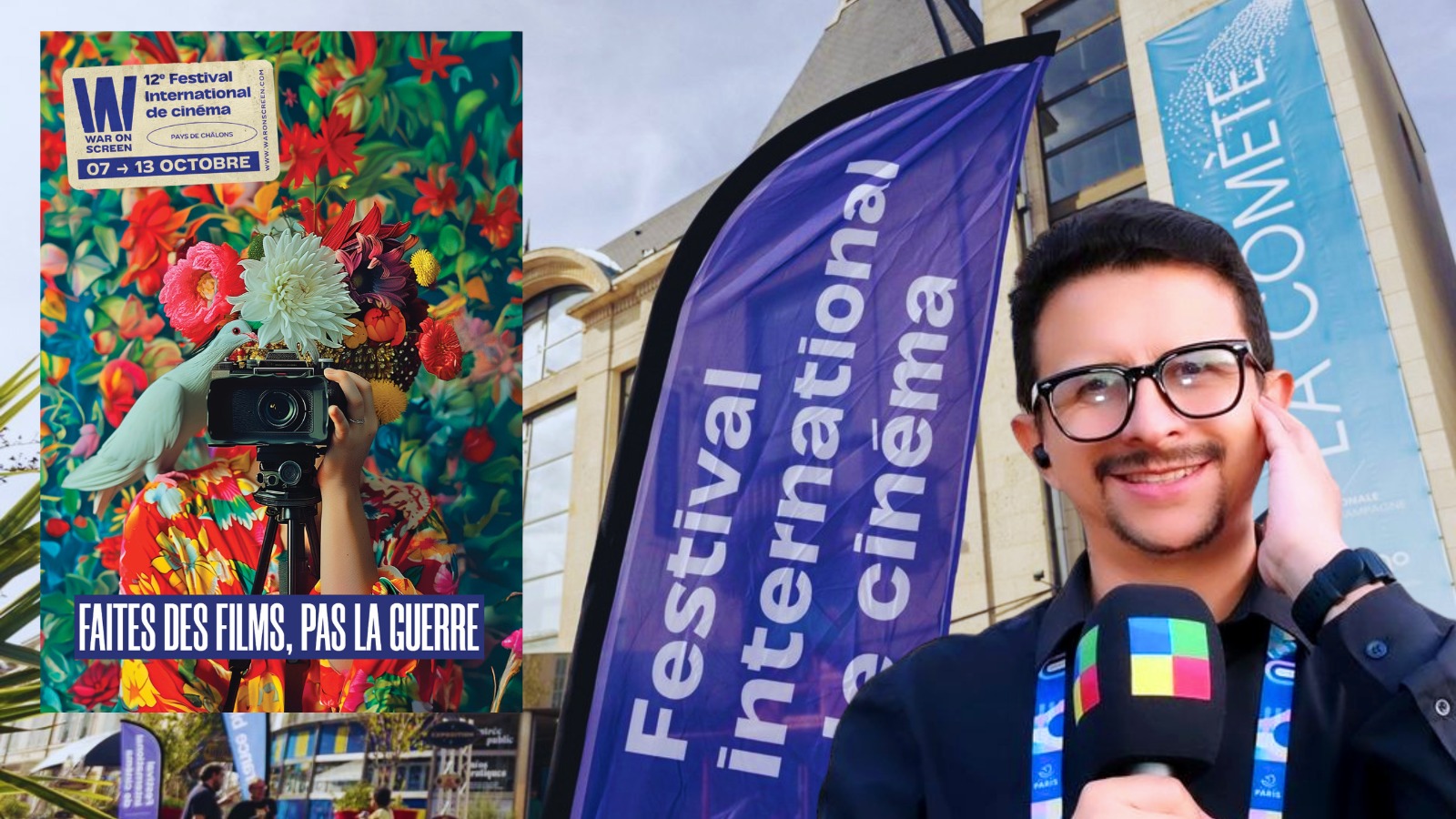 América presente en War on Screen Festival de Cine en Châlons en Champagne Francia