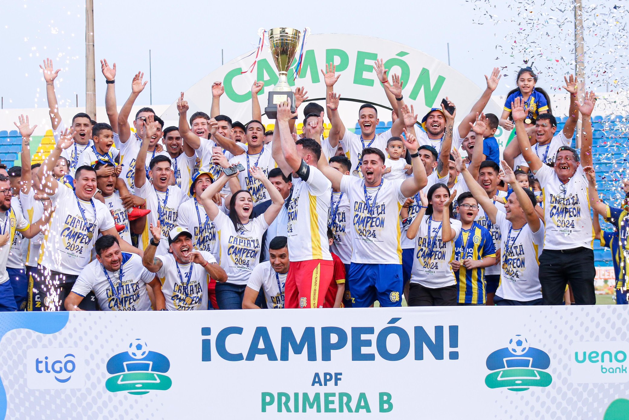 Capiatá, campeón de la Primera B y River subcampeón