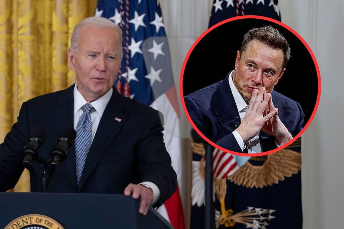 Joe Biden disparó contra Elon Musk