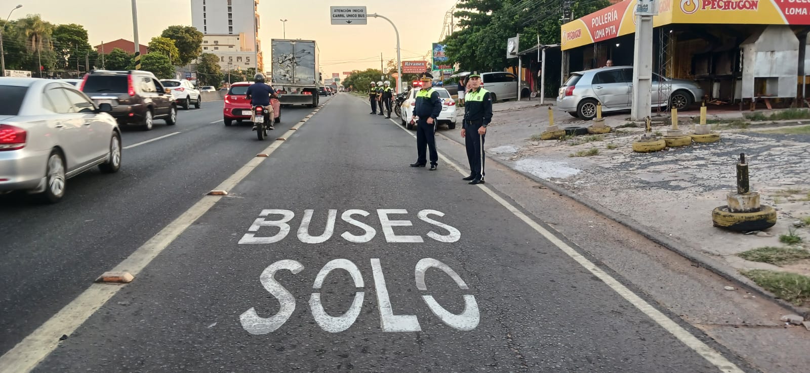 Choferes destacan ventajas del carril exclusivo para buses
