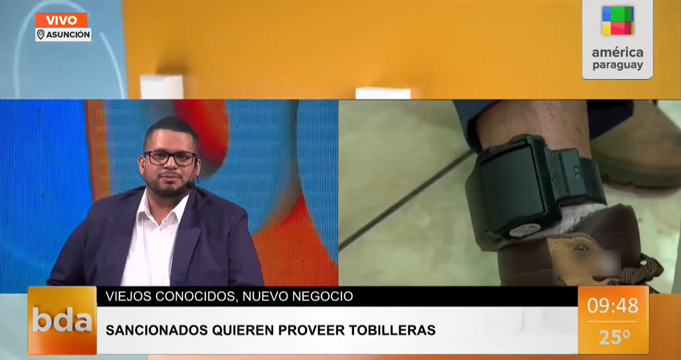 Grupo con negros antecedentes quiere proveer tobilleras