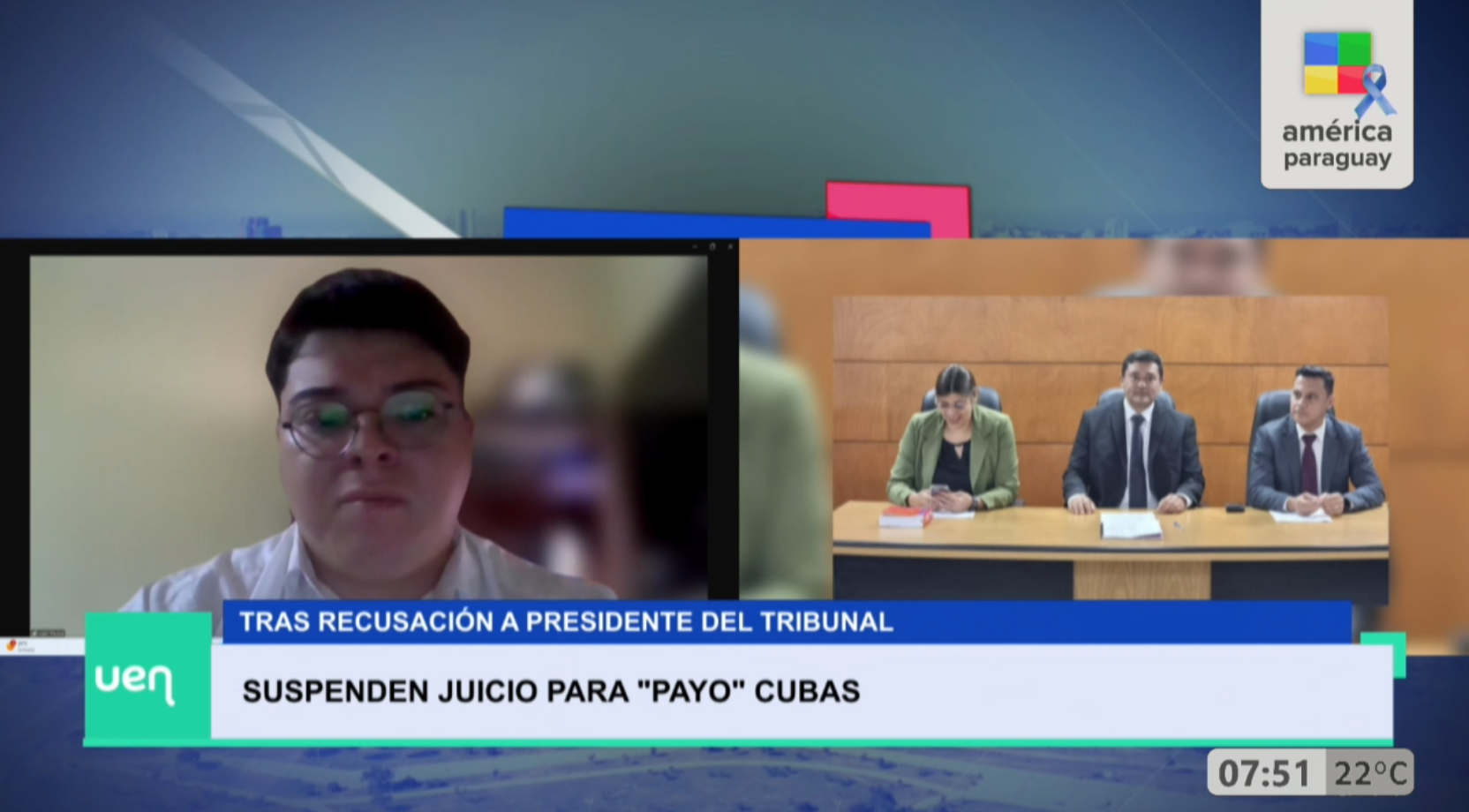 Suspenden juicio para “Payo” Cubas