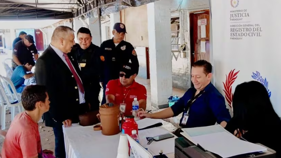 Emiten documentos de identidad a 100 reclusos en Penitenciaría de Ciudad del Este