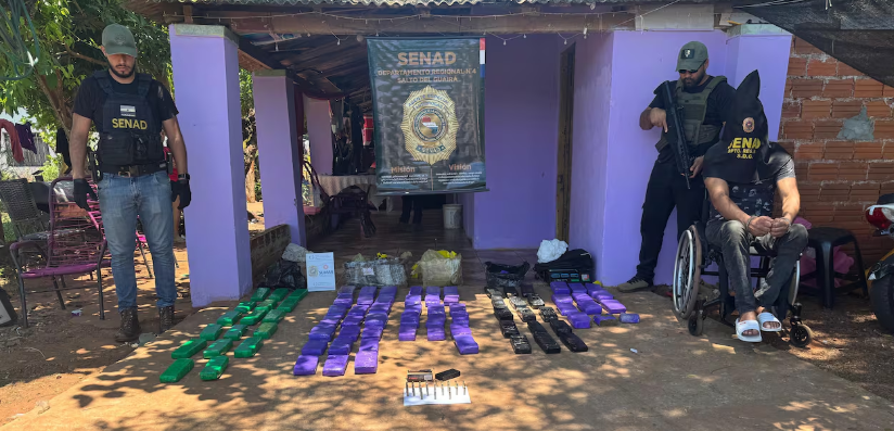 Incautan marihuana de una vivienda que servía para almacenar los envíos