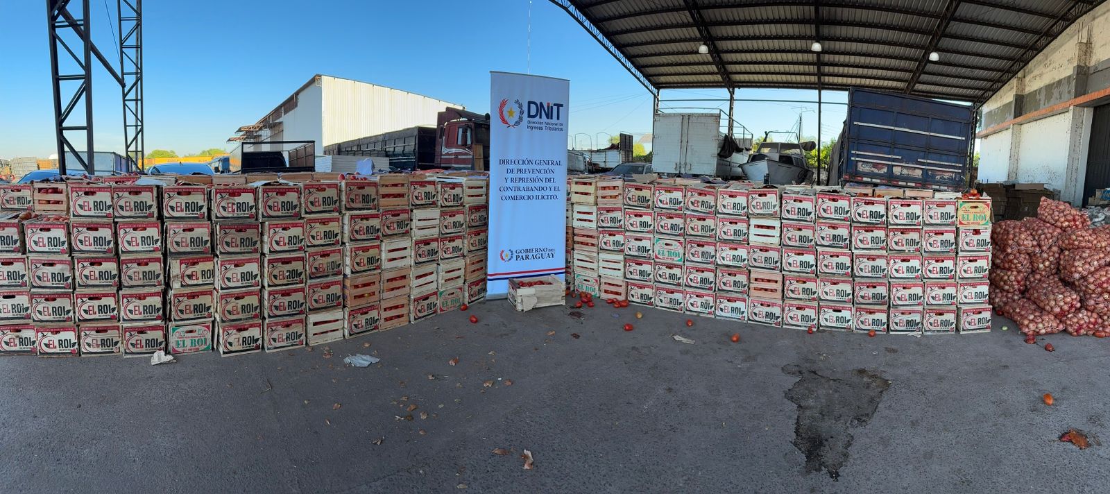 Decomisan cerca de 15 toneladas de productos frutihortícolas ilegales