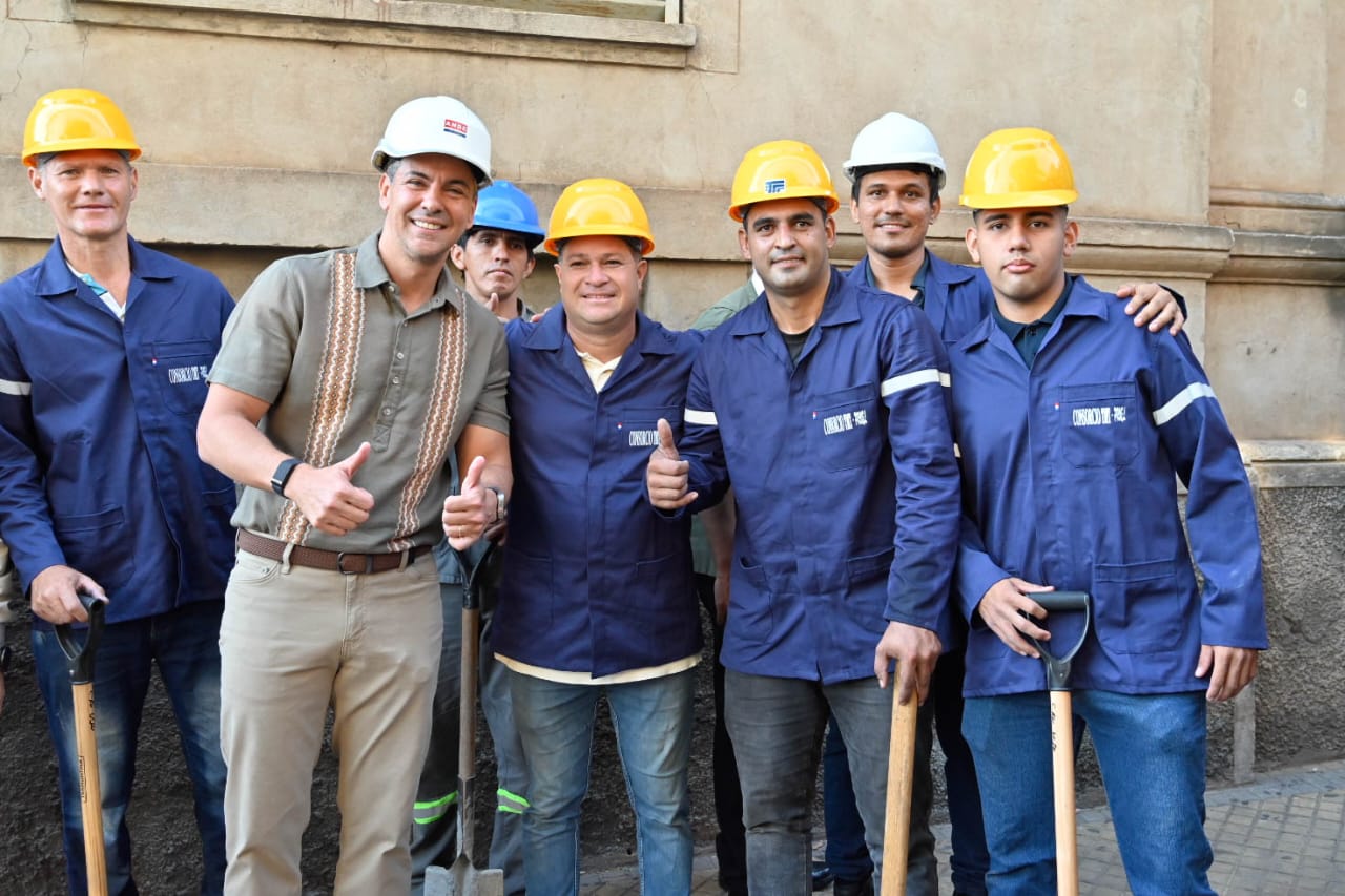 Inician obras de modernización en el microcentro de Asunción