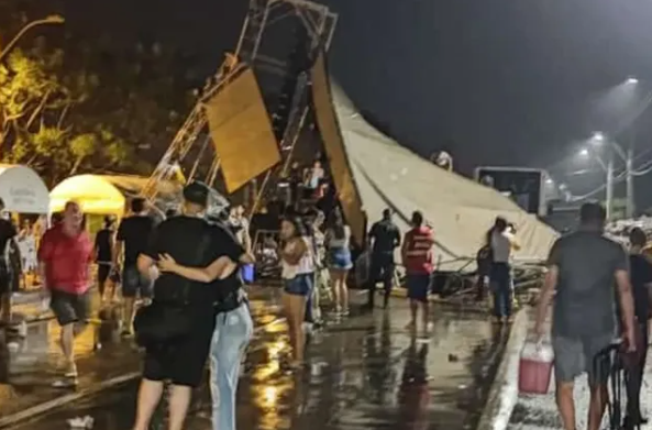 Caacupé: festival casi termina en tragedia