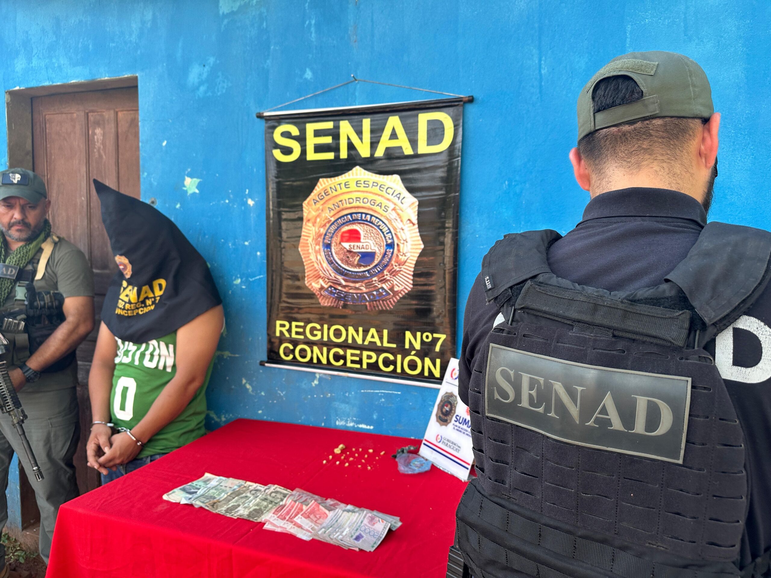 Desmantelan foco de venta de drogas en Concepción