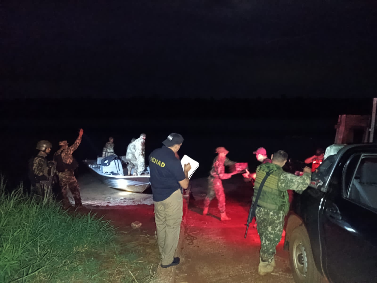 Despliegan fuerzas contra puertos clandestinos del narcotráfico e incautan droga