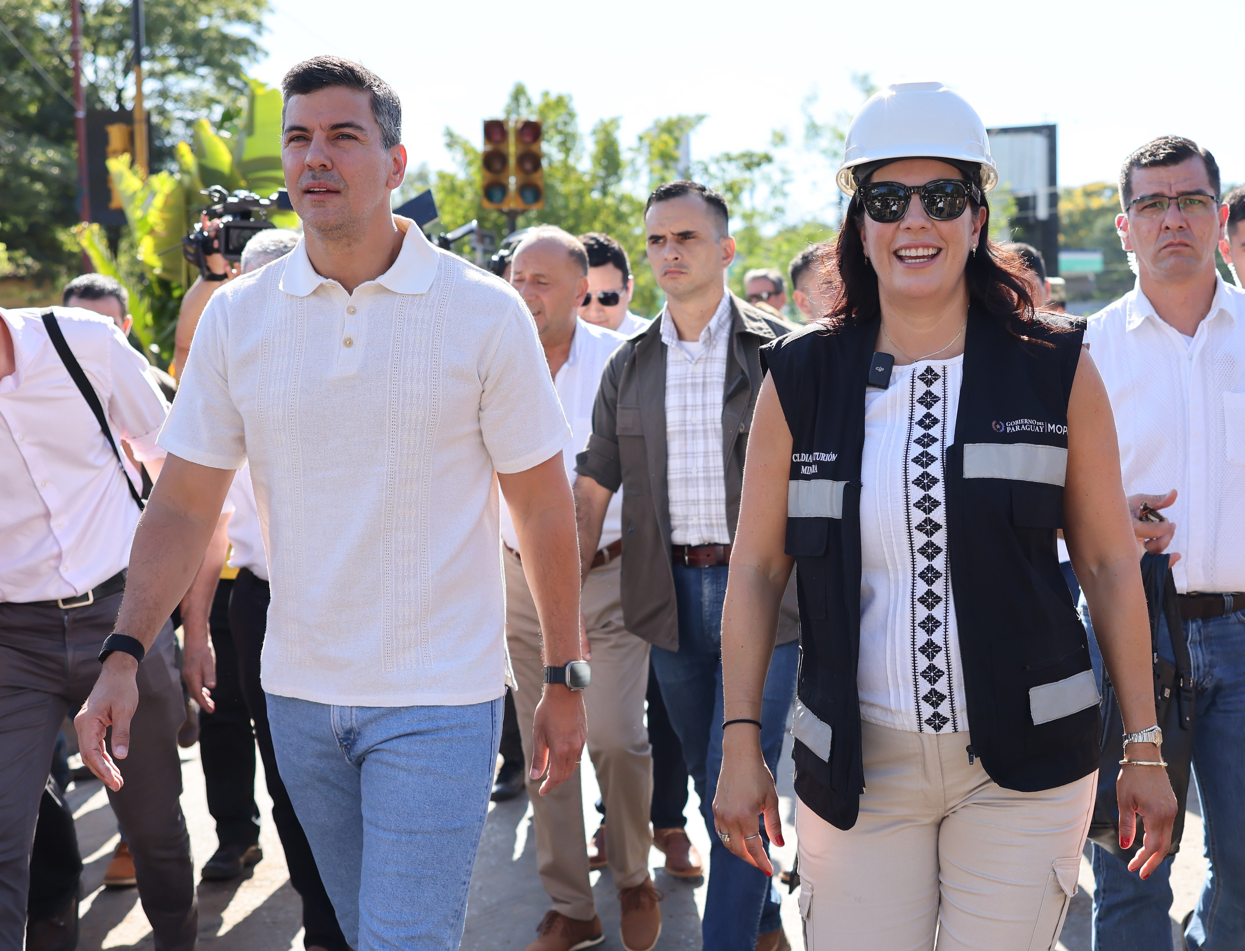 Supervisan avances en la modernización de la avenida Mariscal López