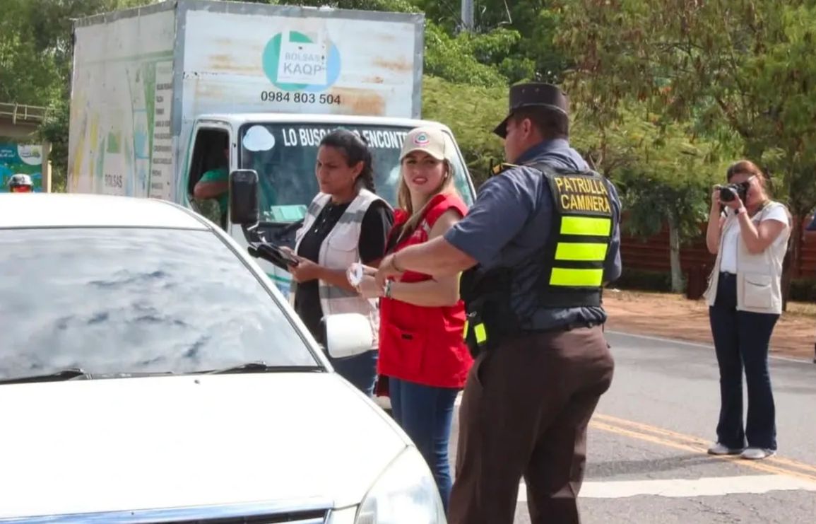 Caminera refuerza control en rutas tras fin de semana largo