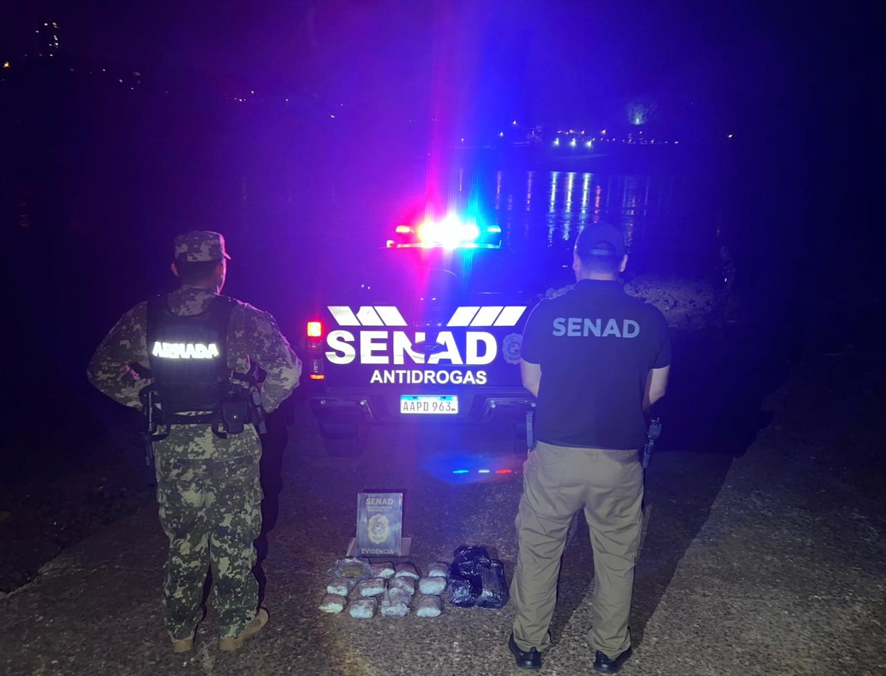 Detectan marihuana “Skunk” durante patrullas fluviales en Presidente Franco