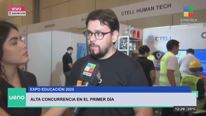 Alta concurrencia en el primer día de la ueno Expo Educación 2025