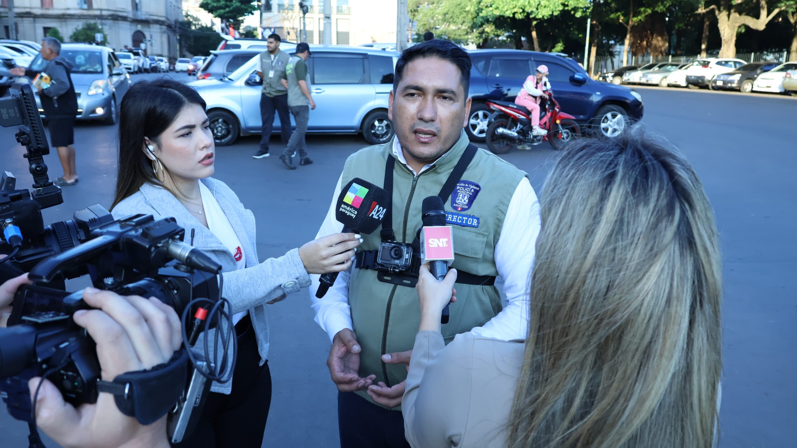 Realizan operativo despeje de cuidacoches en el centro de Asunción