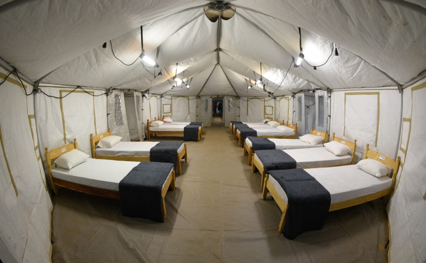 SEN brinda refugio a 61 personas durante la noche más helada del año