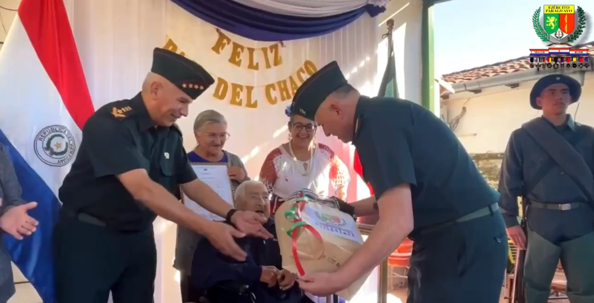 A 90 años de la guerra, el Ejército honra a quienes aún guardan la memoria del Chaco